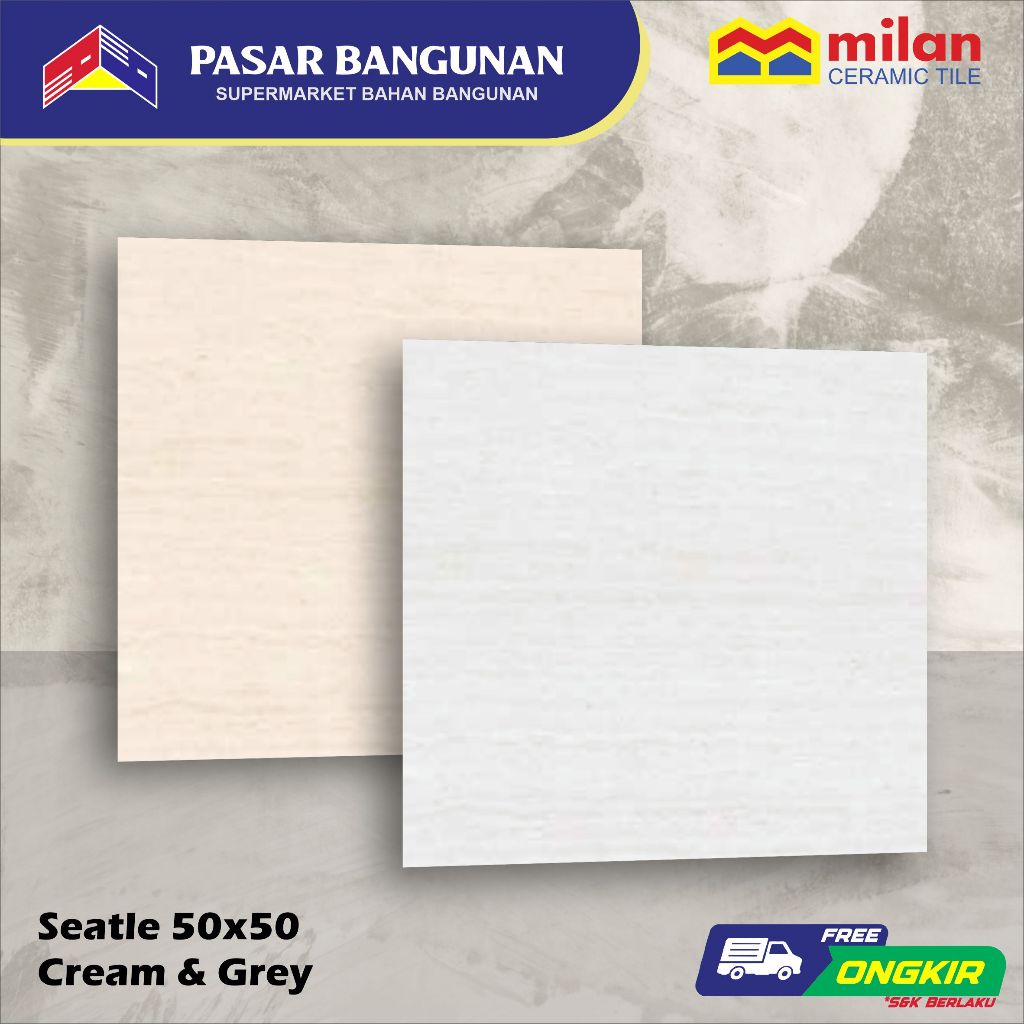 Keramik MILAN Smart Series Seatle 50x50 Grade A