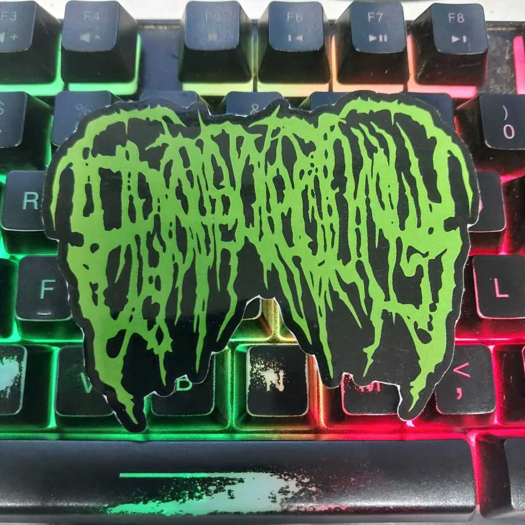 

Stiker EPICARDIECTOMY - Sticker Logo Band Death Metal - Stiker Cutting