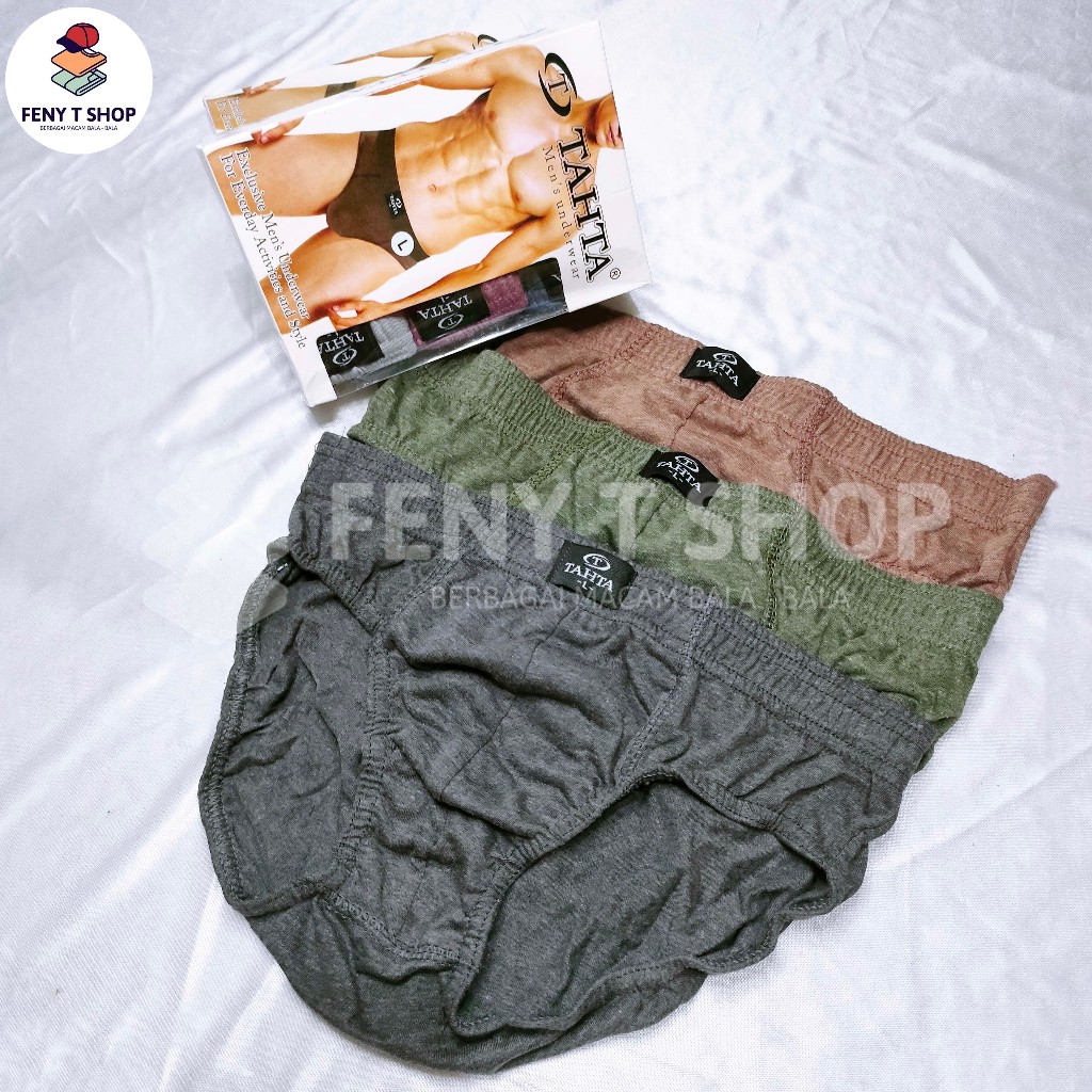 Celana Dalam Pria Briefs TAHTA 3pcs