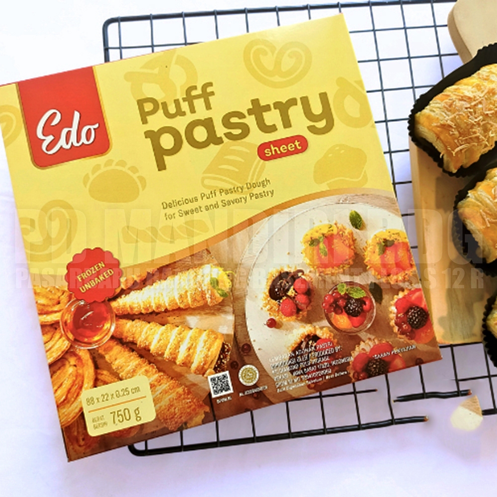 EDO PUFF PASTRY SHEET 750 GR