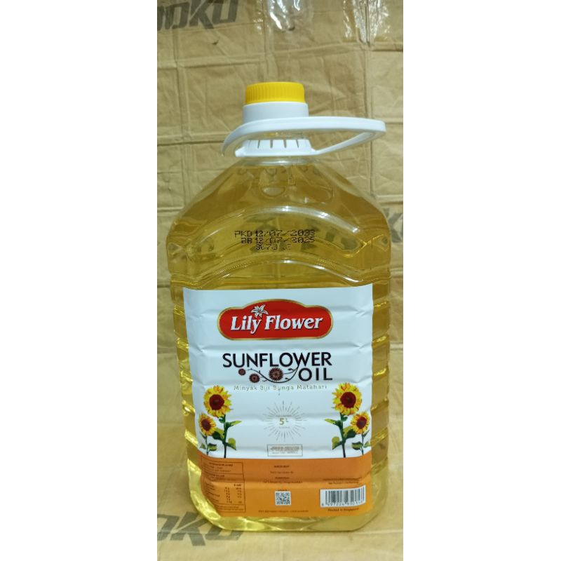 

Minyak Sunflower 5liter/Lily flower minyak bunga matahari