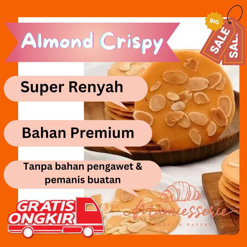 

Kue Kering Almond Crispy Keju Matcha Cookies Hampers Kue