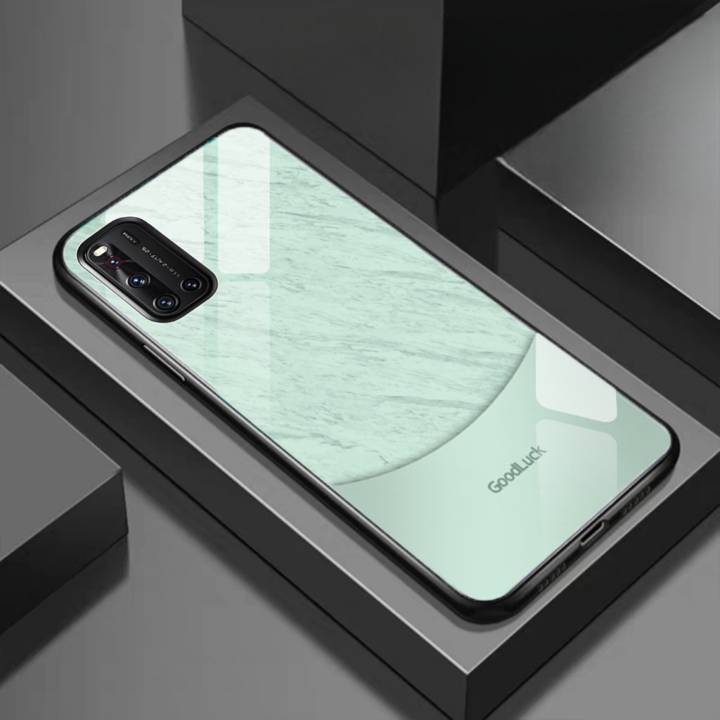 Case Vivo V17 / V19 Good Luck Casing Silicon Tempered Glass