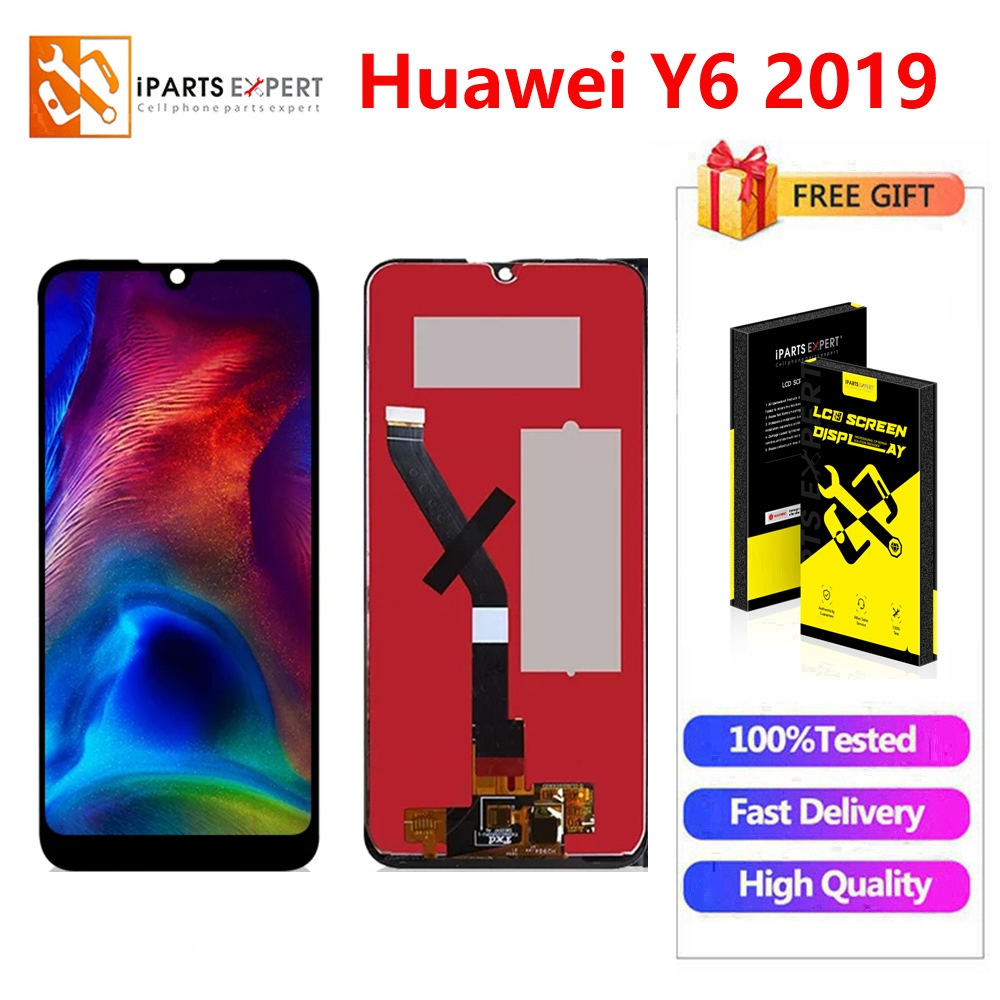 IPARTSEXPERT Original LCD For Huawei Y6 2019/Y6 Pro 2019/Y6 Prime 2019 Rakitan Digitizer Layar Sentu