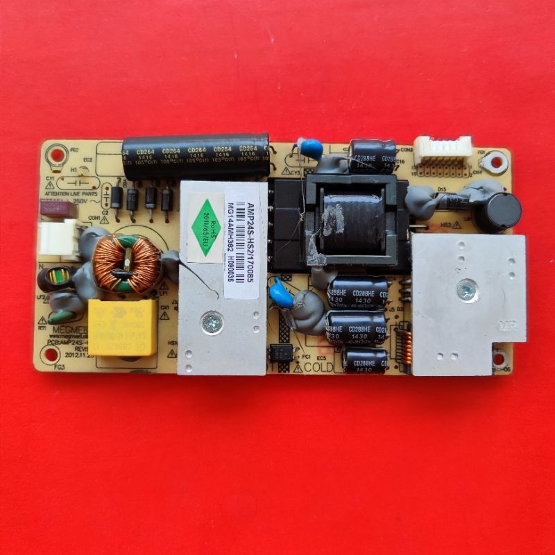 psu power suplay regulator tv polytron PLD 24D553 PLD24D553