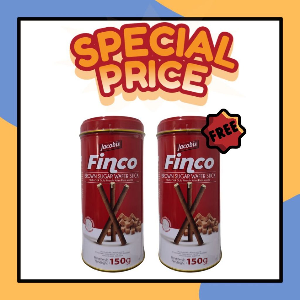 BUY 1 GET 1 Jacobis FINCO Astor 150gr Camilan Fimco Brown Sugar Wafer Stick Vanila