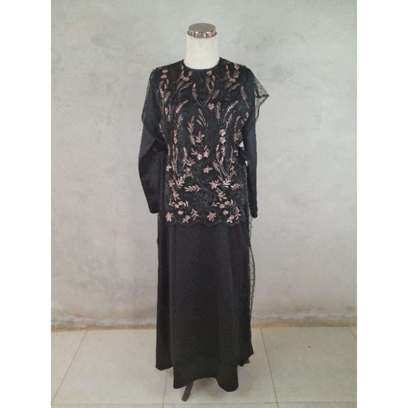 Kayla dress | dress brokat | dress murah | outfit kondangan | outer kondangan | dress kondangan