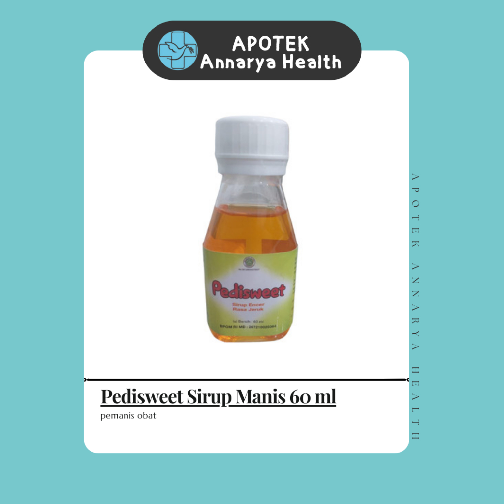 

Pedisweet Sirup Manis 60 ml