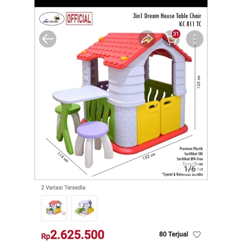 labeille dream house ( preloved )