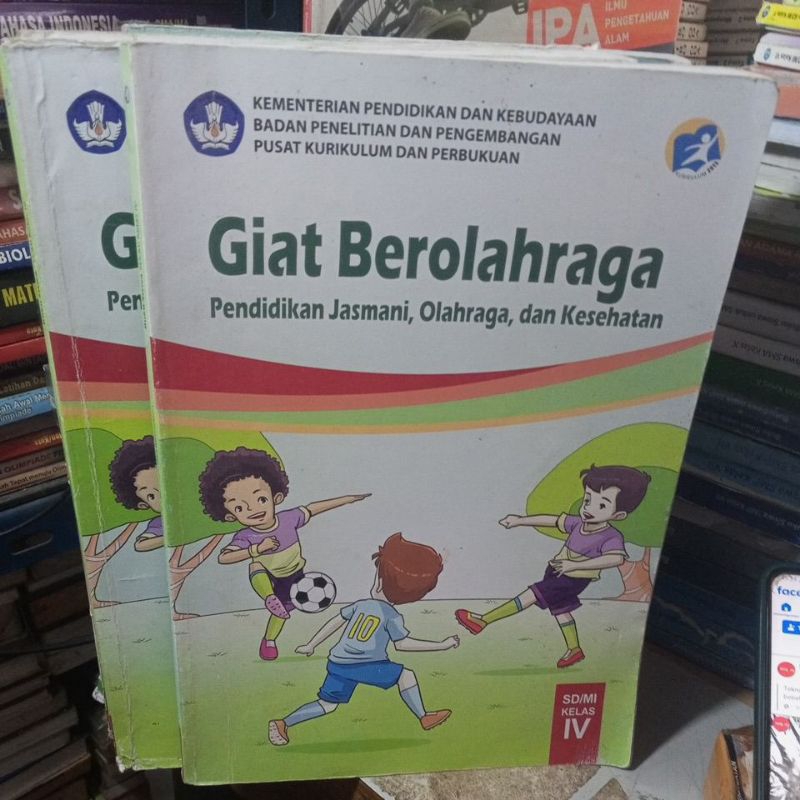 BUKU PJOK/PENJAS/GIAT BEROLAHRAGA UNTUK SD KELAS 4/IV BSE/BOS/KEMENDIKBUD
