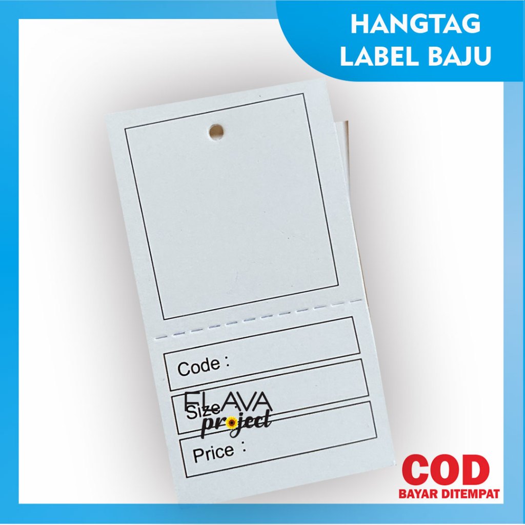 

hangtag polos - hangtag polos bisa disobek-Hang Tag Baju POLOS ready Stok- Label Baju - Cetak Hangtag Baju - Label Merek -