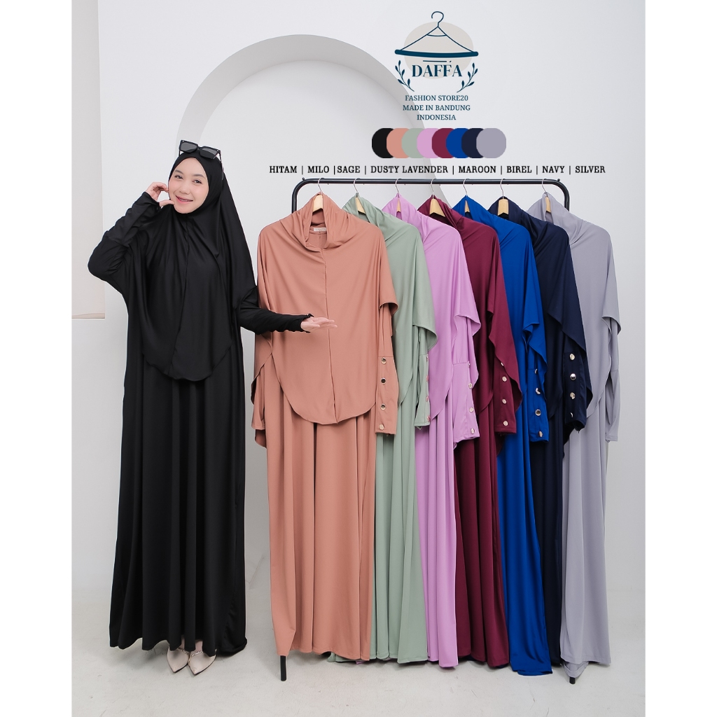 Abaya jersey premium Gamis Dress Jumbo Pakaian Wanita Muslimah Turkey Abaya