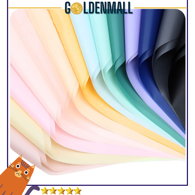 

20 LEMBAR Flower Wrapping Paper Kertas Buket Bunga Polos Korea Cellophane Waterproof KB30