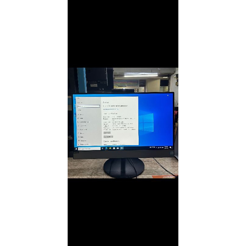 all in one Lenovo core i3-8100t-ram 4gb hardisk 1TB