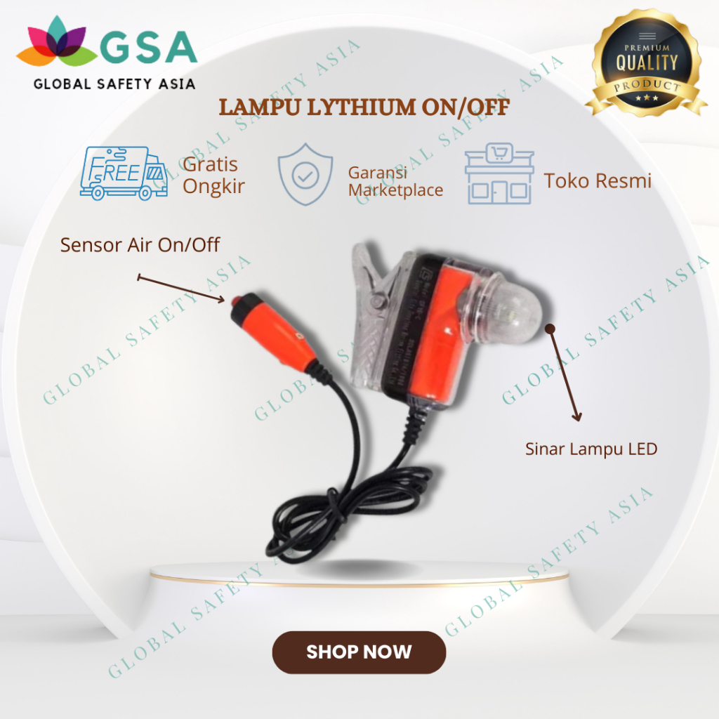 Lampu Life Jacket / Life Jacket Light / Lampu Pelampung Darurat