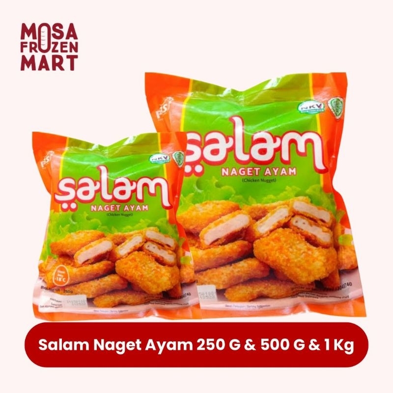 

Salam Naget Ayam 250g & 500g & 1Kg | Chicken Nugget | PBS