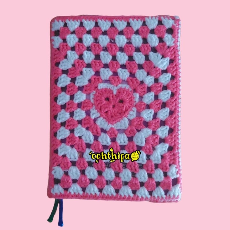 

Sampul Buku Rajut / Sampul Rajut / Crochet Book Cover