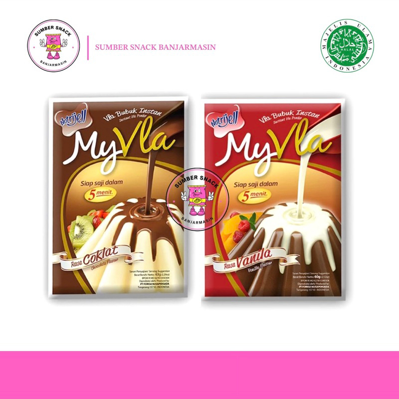 

Nutrijell MyVla Bubuk Instan (+-60g) (2 Varian Rasa)