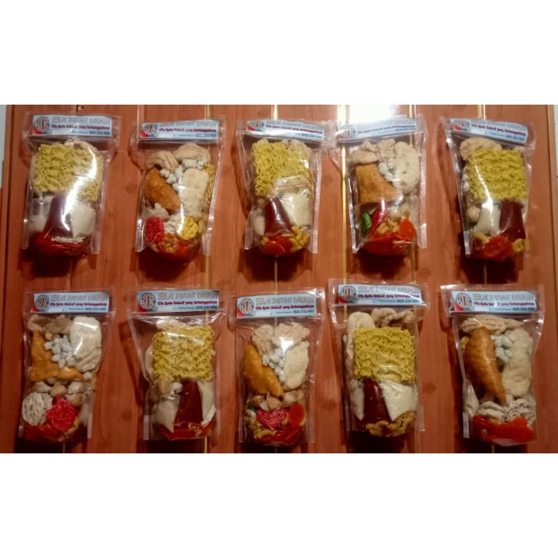 

Paket 10 Pcs Seblak Instant Komplit Viral Spesial