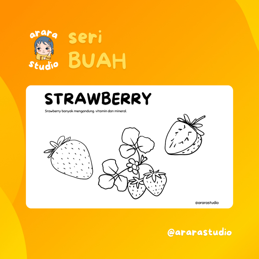 

Kertas Mewarnai Berbagai Jenis Buah dengan Deskripsi Singkat untuk Anak-anak