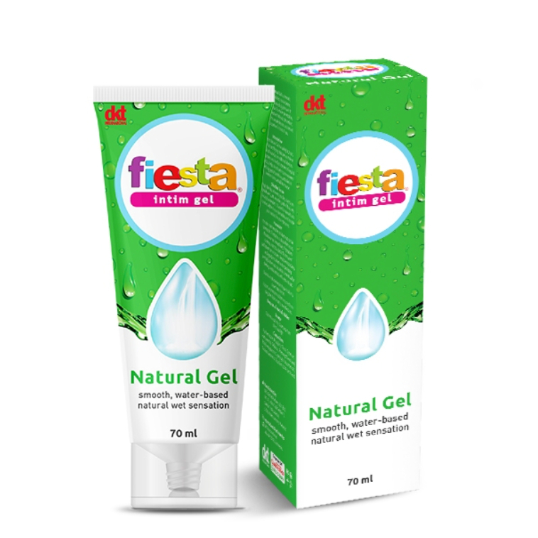 Cairan Pelicin / Pelumas Fiesta 50 ml Strawberry Natural Lubricant Fiesta 50ml