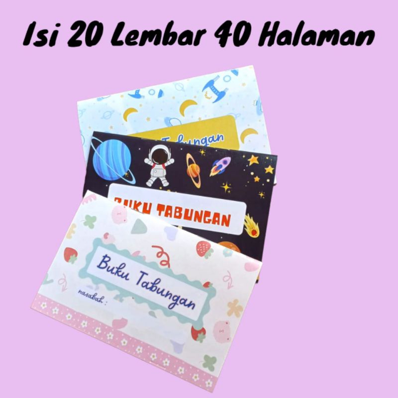 

BUKU TABUNGAN ANAK / BUKU TABUNGAN SEKOLAH SD / BUKU TABUNGAN