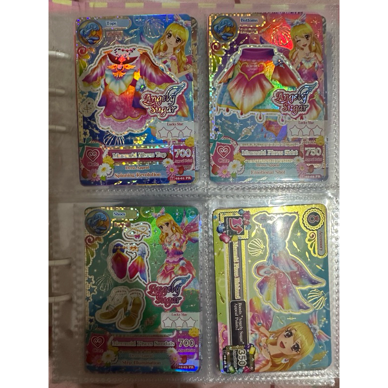 aikatsu premium mermaid pisces set ichigo