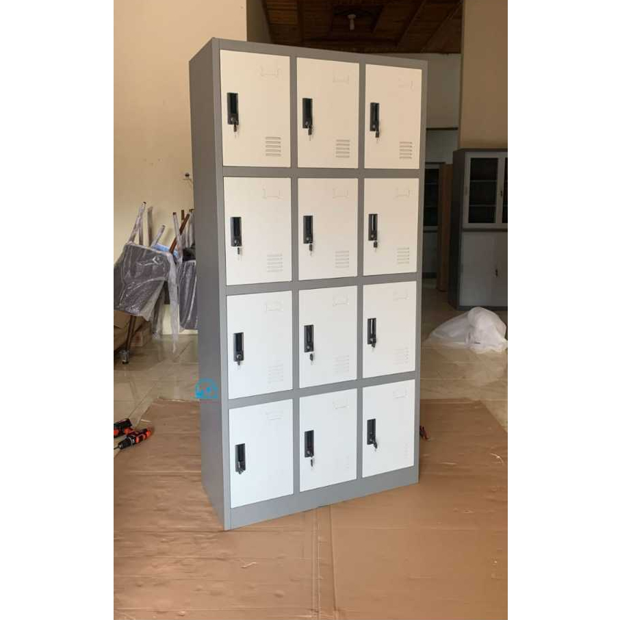 loker besi 12 pintu TERMURAH. loker arsip