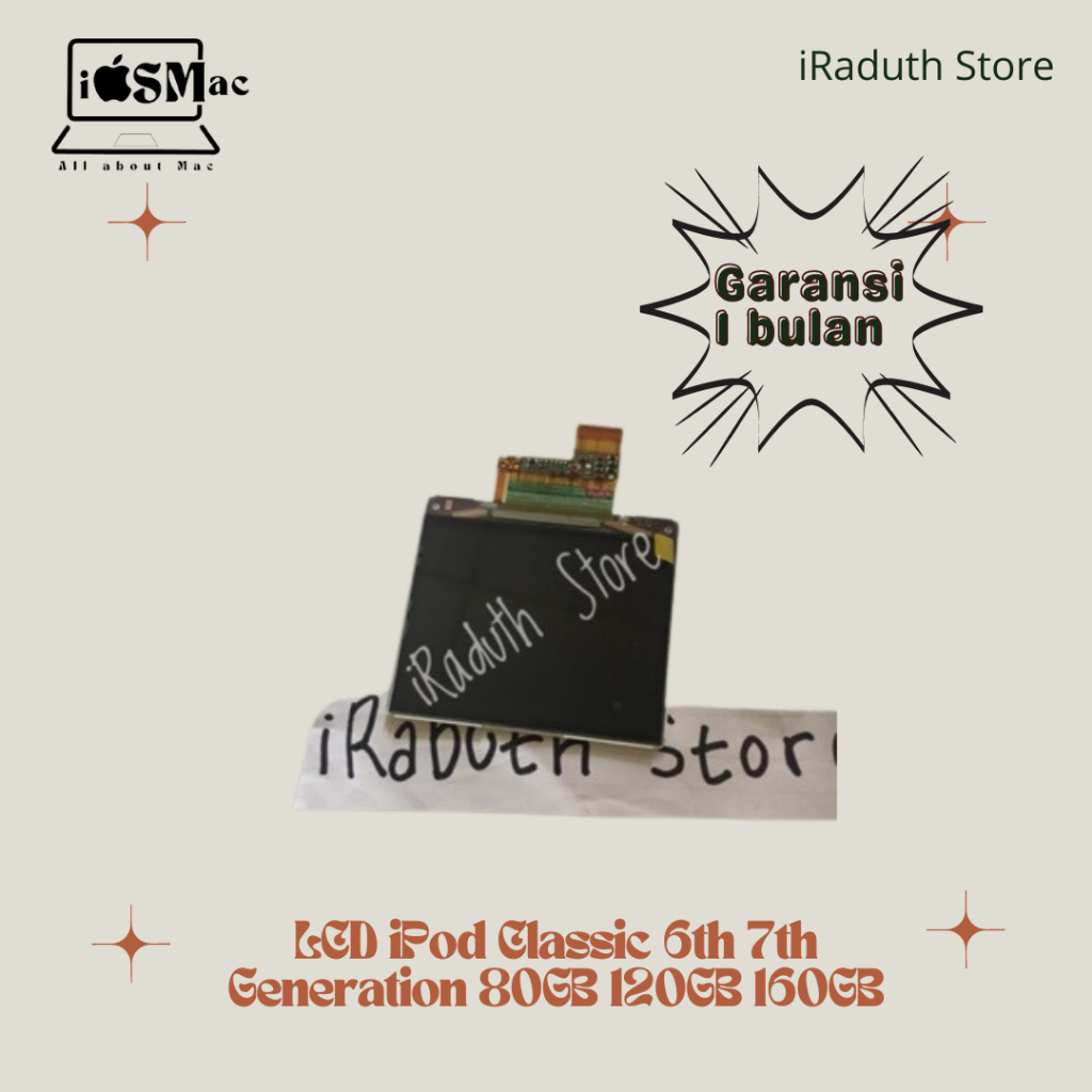 LCD iPod Classic 6th 7th Generation 80GB 120GB 160GB