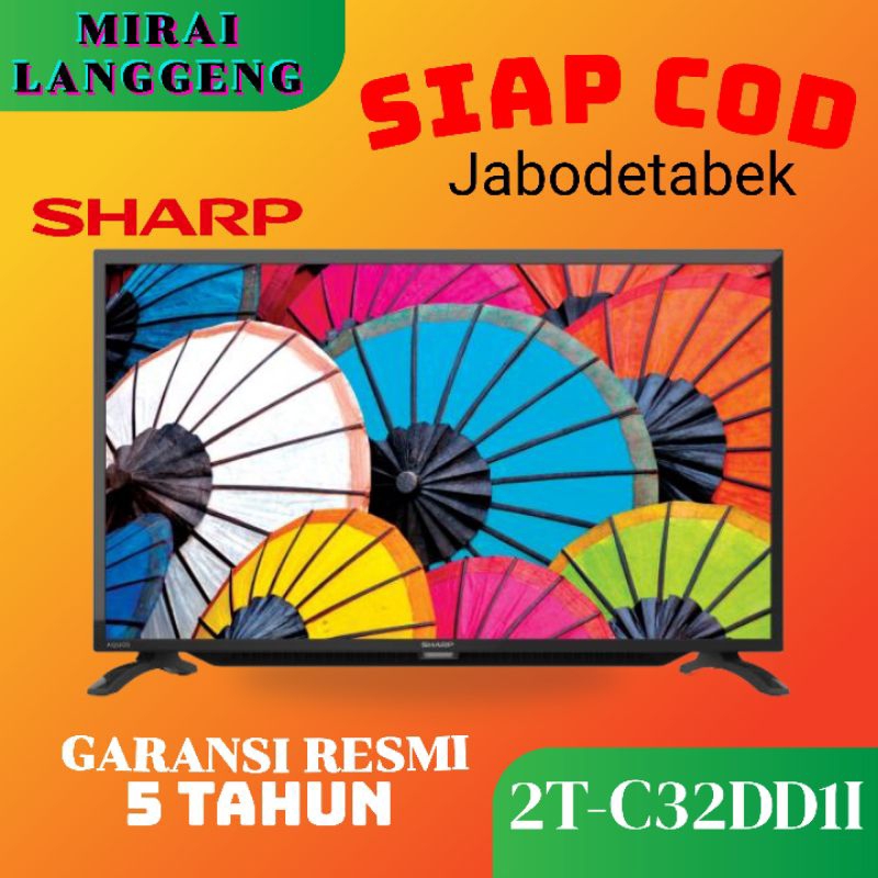 SHARP LED TV 32DD1i/2t-c32DD1i digital tv 32 inch dvbt2