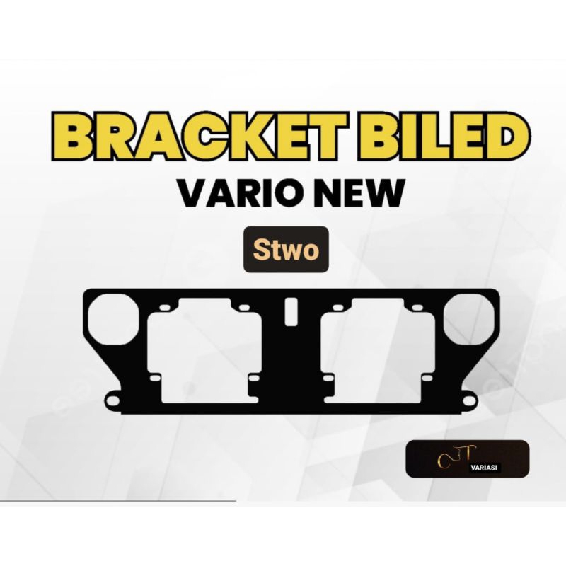 Breket Lampu Biled Projie 2.5 Inch Motor Vario 125 150 New Vario Berkualitas