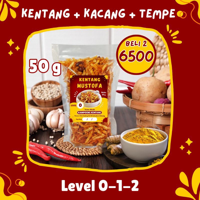 

KENTANG MUSTOFA 50 GRAM LEVEL 0/1/2