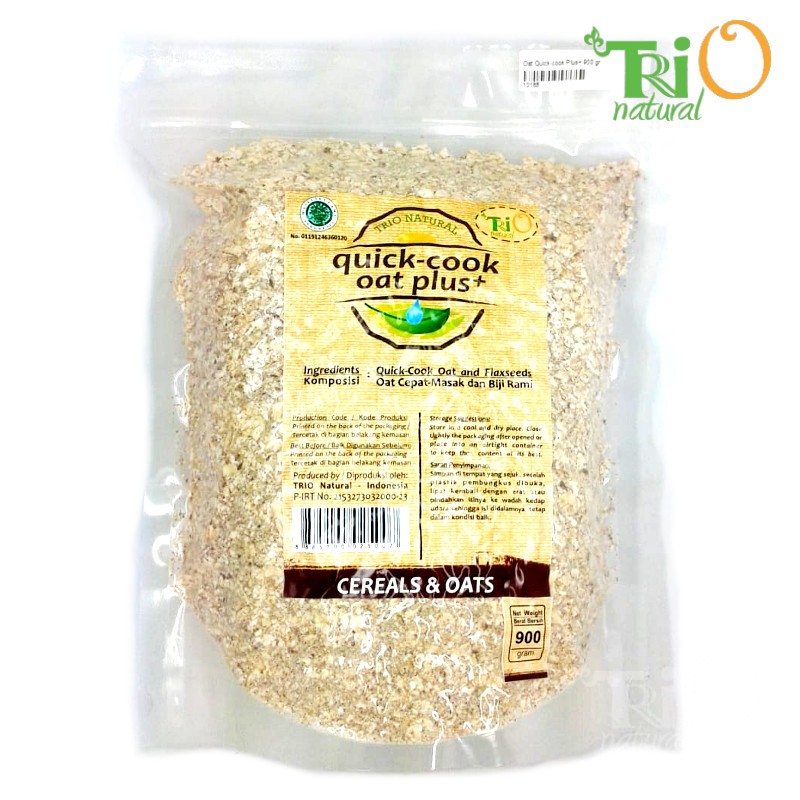 

TRIO NATURAL Oat + Flaxseeds 900 gram