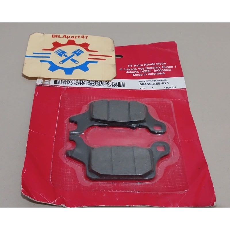 Kampas Rem Depan Dispad Depan Vario 125 Vario New (K59) Ori