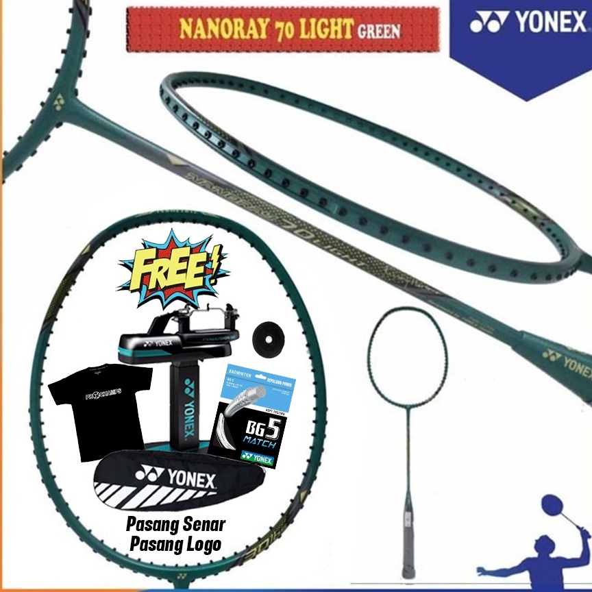 KODE A67V Yonex Nanoray 7 Light Rudy Hartono Raket Badminton Original