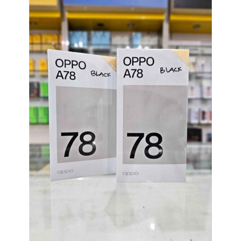 opo A78 RAM 8/256 GB 100% BARU DAN BERGARANSI RESMI 1TH