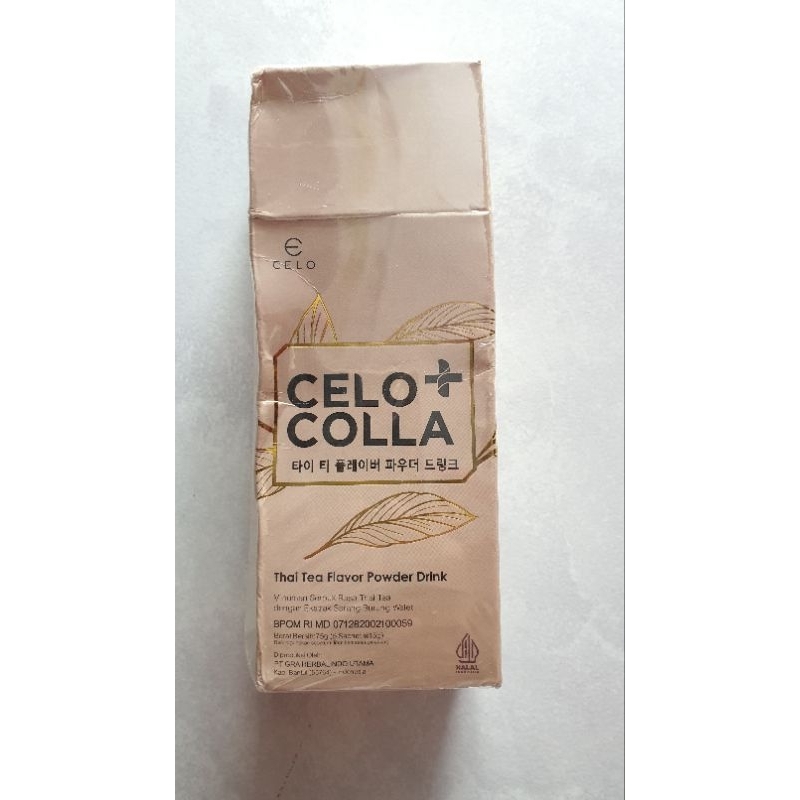 

CELO COLLA+ THAI TEA Mencerahkan isi 5 sachet