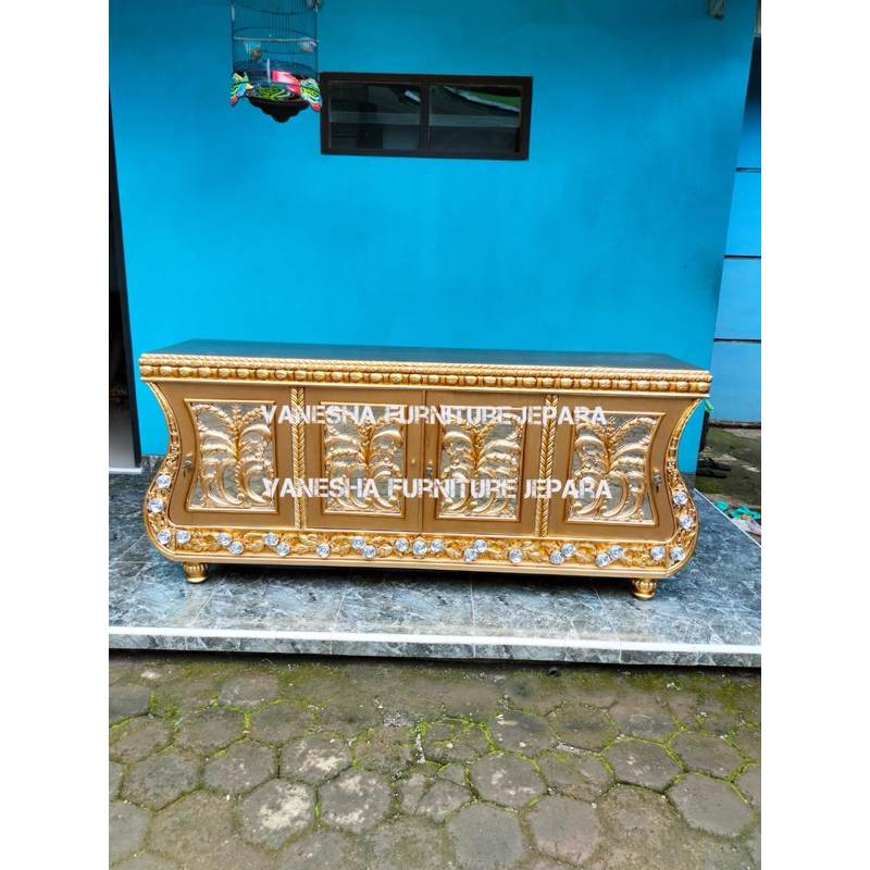 bufet ukir mewah bufet tv ukir jepara