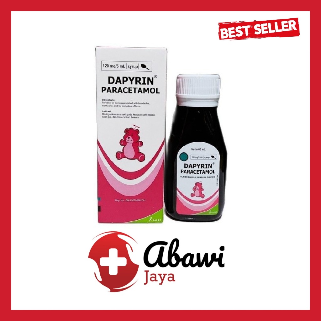 [AB] Dapyrin Sirup 60 ml / DAPYRIN PARACETAMOL