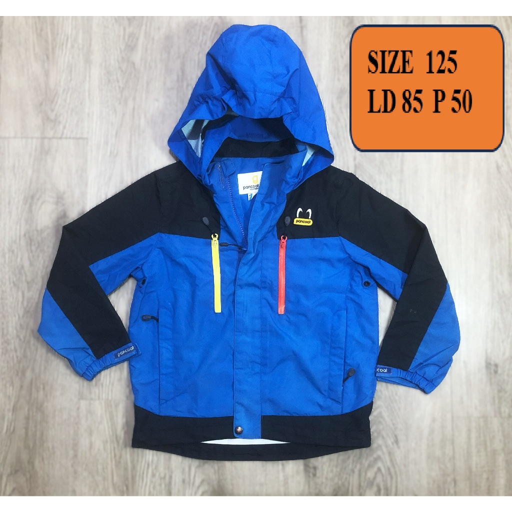 Jaket PANCOAT - PC Jaket Branded Preloved Second Outdoor Waterproof Varsity Sweater Hoodie Vest Rompi Running Anak Remaja-Dewasa