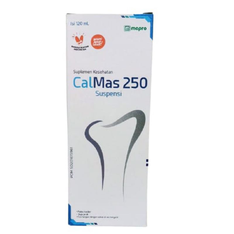 Calmas Syrup 250 Calcium Anak 120 ML / Kalsium Peninggi Badan