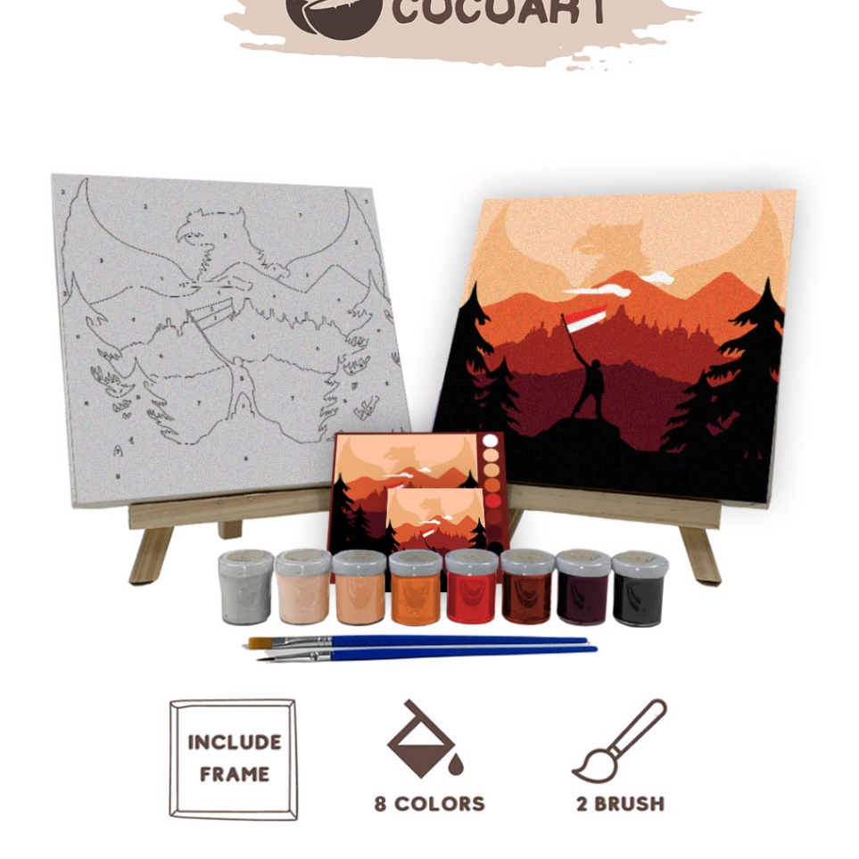 

Get Discount Paint By Number Dirgahayu Indonesia 2x2cm DIY Painting Kit Mewarnai Lukisan with Wooden Frame Numbers