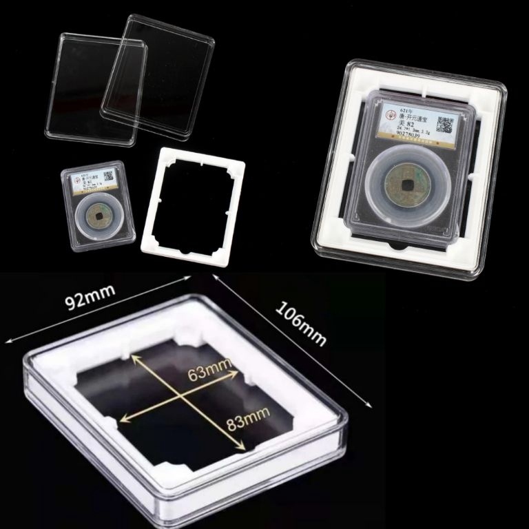 Yang dinanti Kotak penyimpan koin koin holder PCGS NGC box akrilik Hard case