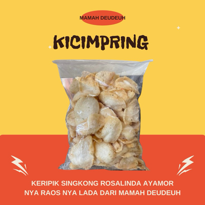 

kicimpring mamah Deudeuh khas Sunda 100% keripik singkong kukus