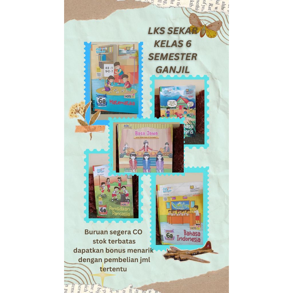 LKS SEKAR KELAS 6 SEMESTER GANJIL 2024-GRAHA PUSTAKA-KURMER