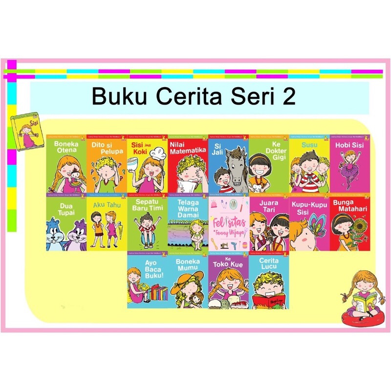 PAKET Gafa Seri 2 Buku Anak TK PAUD Belajar Membaca GafaBaca Gafa Baca (19bk)