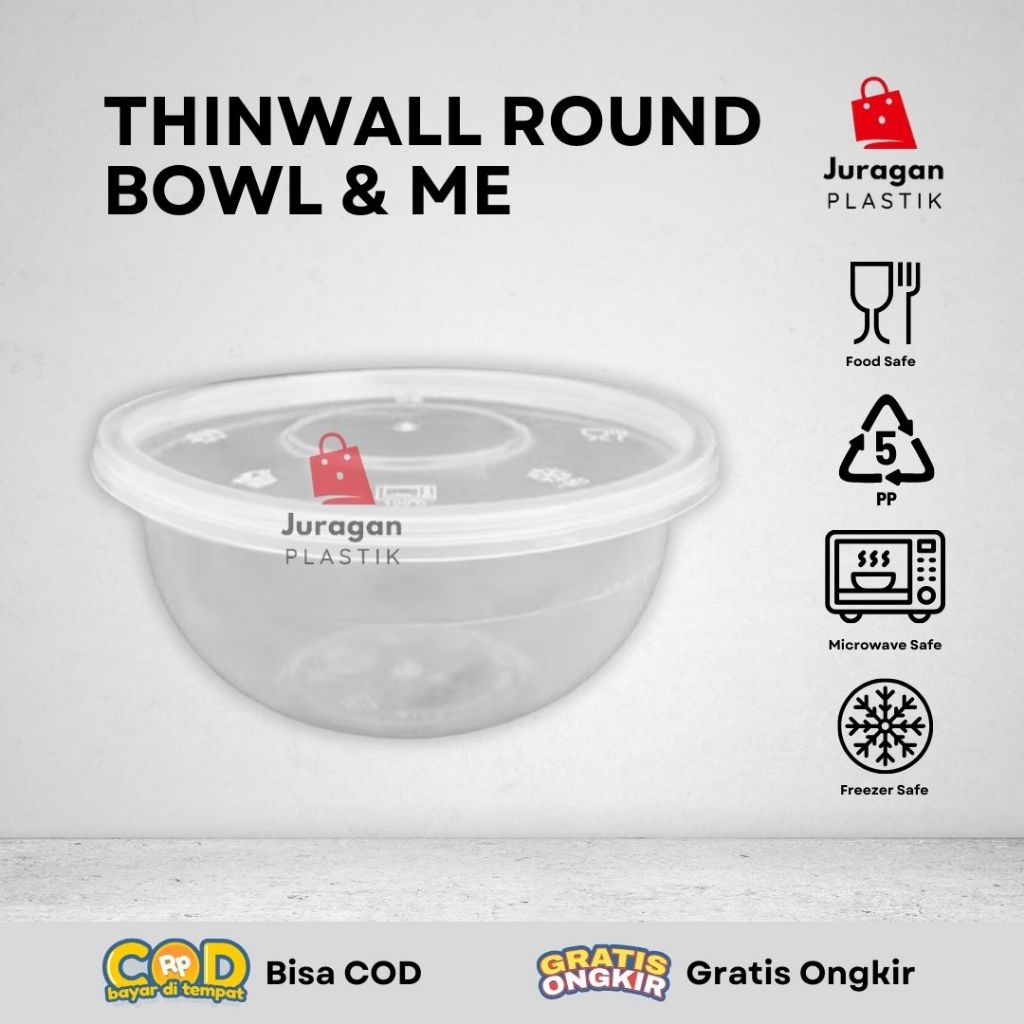 Thinwall Bowl Ecer 200ml/Thinwall Bowl 250ml/Thinwall Bowl 300ml/ Thinwall Bowl 400ml/ Thinwall Bowl