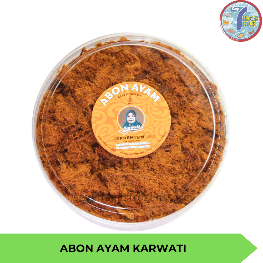 

Abon Ayam Karwati Premium Asli Cianjur