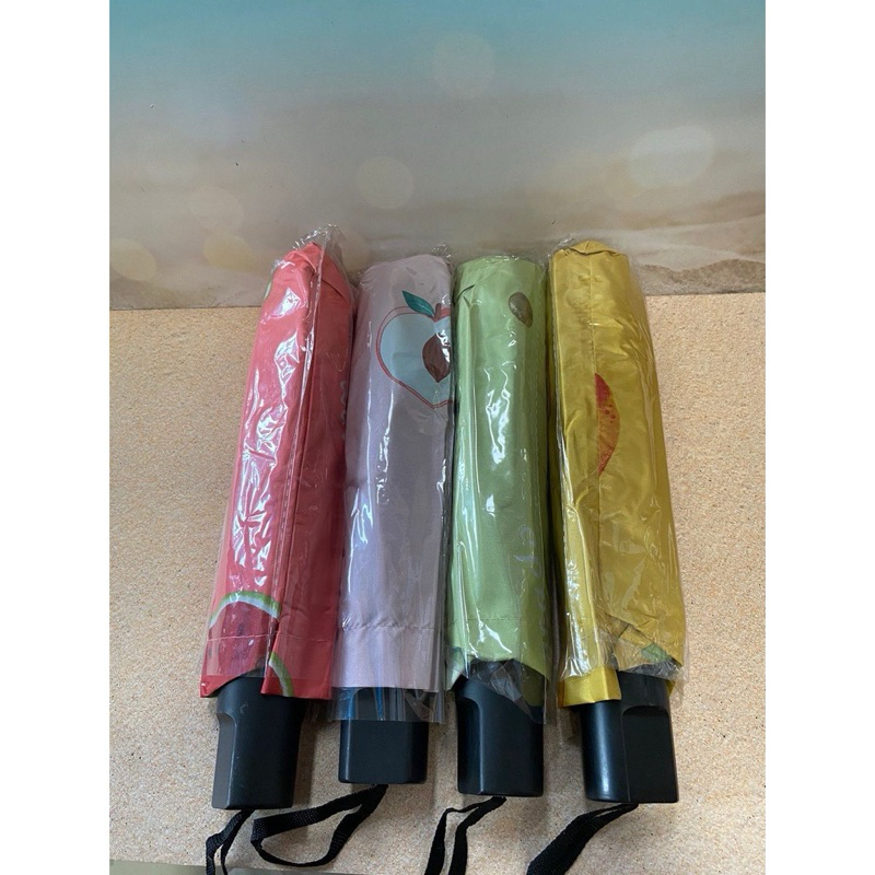 Payung Lipat Otomatis Motif Buah / Payung Otomatis Buka Tutup Anti Uv