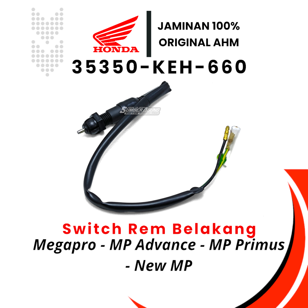 SWITCH REM BELAKANG MEGAPRO ORI AHM 35350-KEH-660